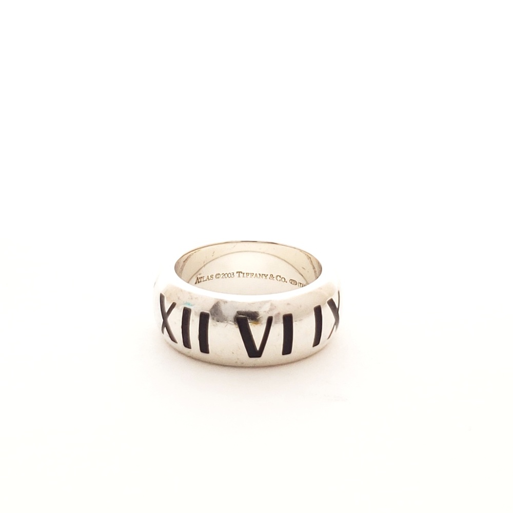 Tiffany & Co. Sterling Silver Atlas Band Ring